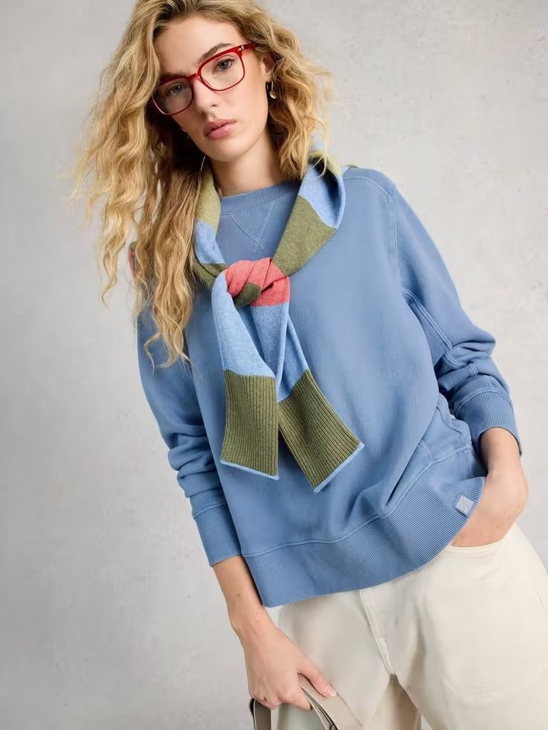 Young Ideas & Henmores - Daydreamer Sweat - Mid Blue - 8