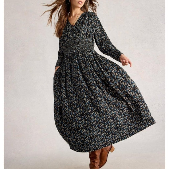 Young Ideas/Henmores - Edie Metallic Dress - Black Multi - 10R