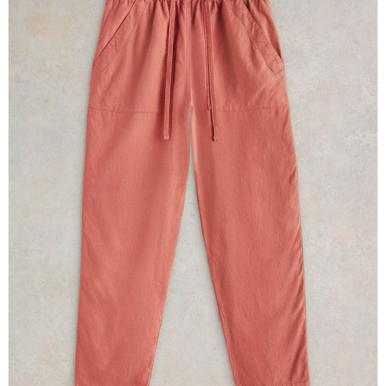 Young Ideas/Henmores - Elle Linen Blend Trouser - Blue Multi - 10/R