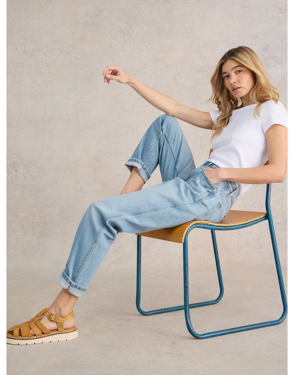 Young Ideas/Henmores - Freya Weekend Jean - Light Denim - 10/R