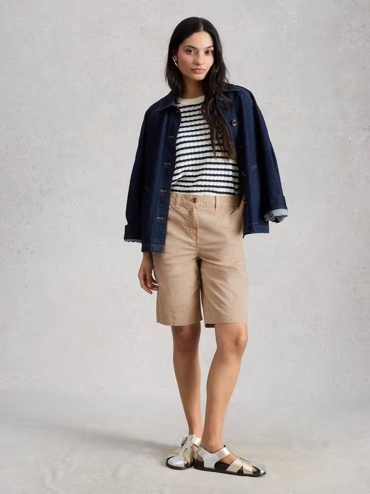 Young Ideas & Henmores - Heidi Chino Short - Light Natural - 8