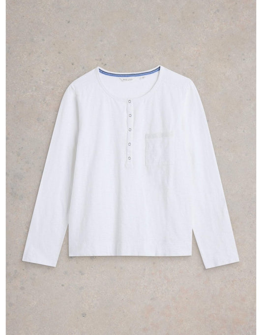 Young Ideas/Henmores - Holly Pocket Top - Brilliant White - 8