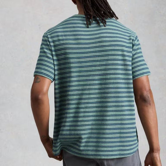 Young Ideas/Henmores - Horsham Stripe Tee - Blue Multi - M