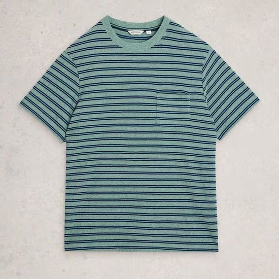 Young Ideas/Henmores - Horsham Stripe Tee - Blue Multi - M