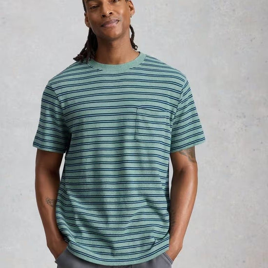 Young Ideas/Henmores - Horsham Stripe Tee - Blue Multi - M