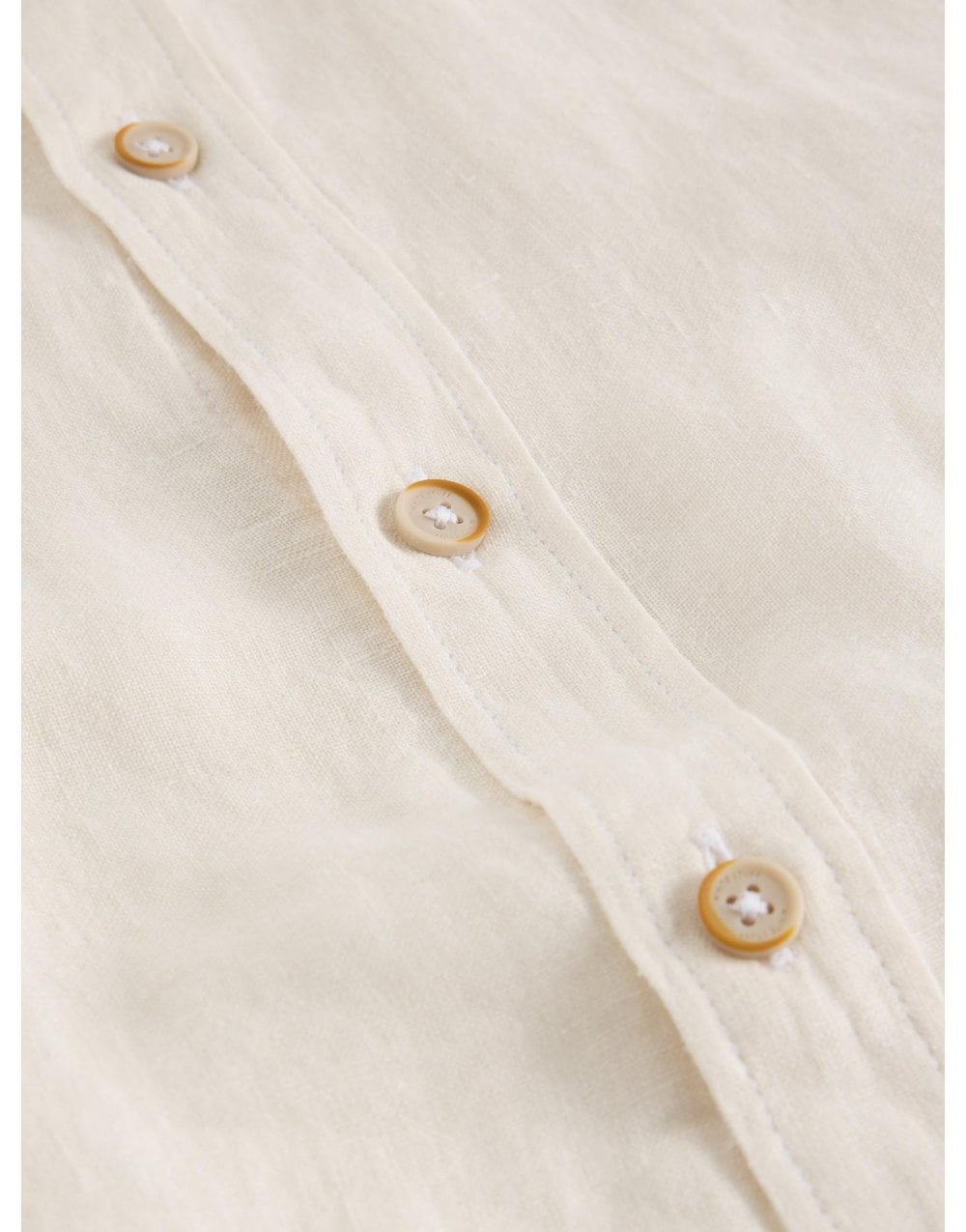 Young Ideas/Henmores - Keswick LS Linen Shirt - Brilliant White - M