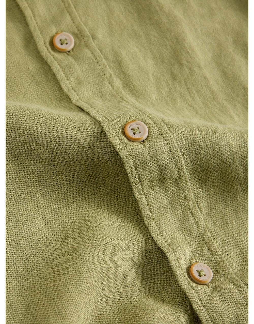 Young Ideas/Henmores - Keswick LS Linen Shirt - Brilliant White - M