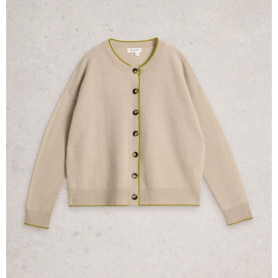 Young Ideas/Henmores - Kitty Cashmere Cardigan - Light Natural - 8