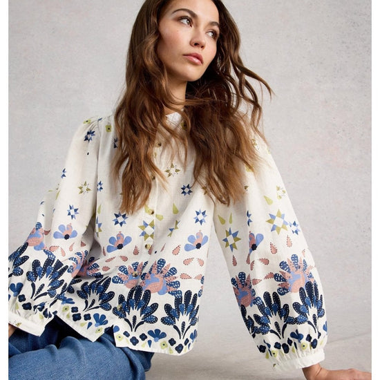 Young Ideas/Henmores - Lana Top - Green Multi - 10