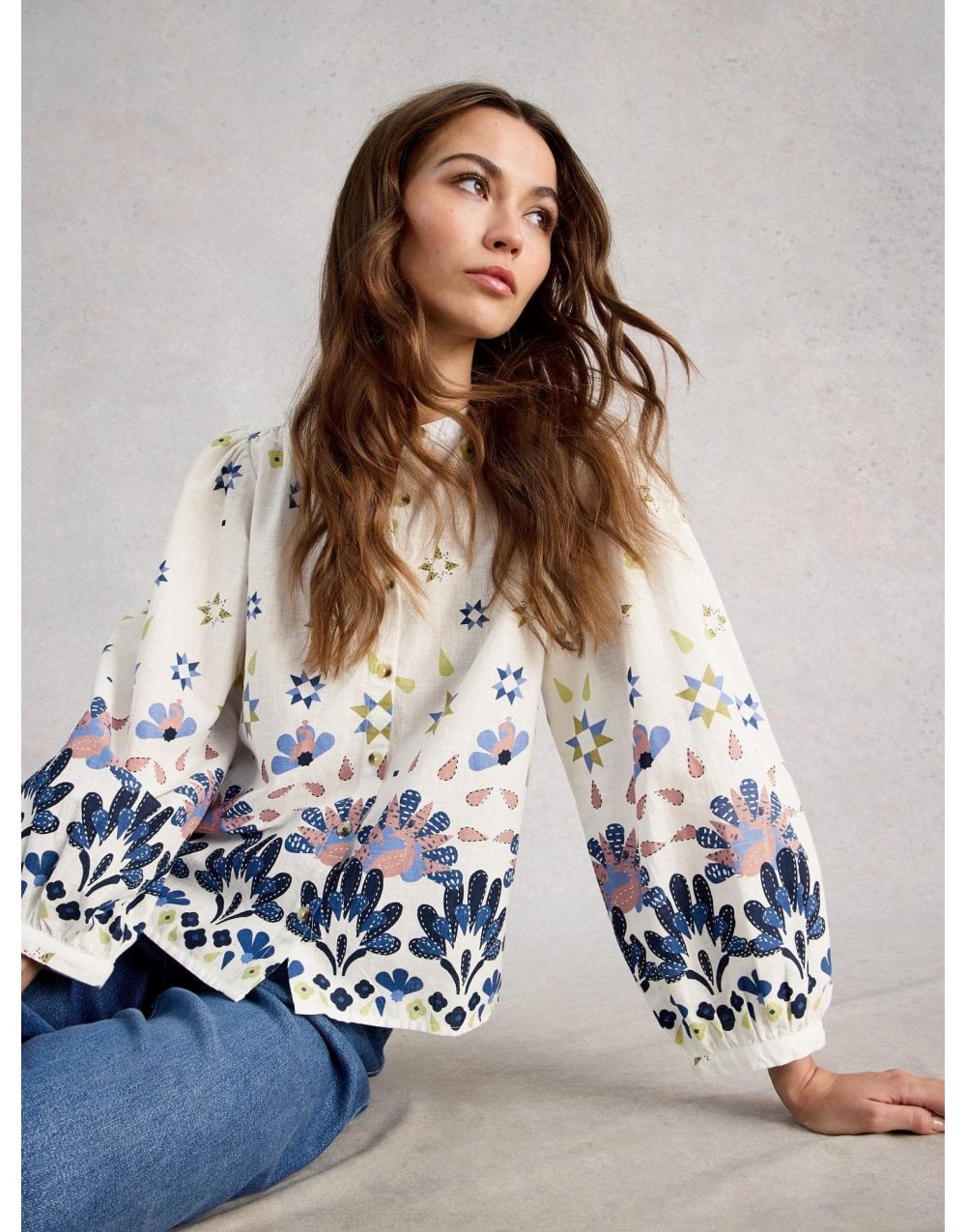 Young Ideas/Henmores - Lana Top - Green Multi - 10