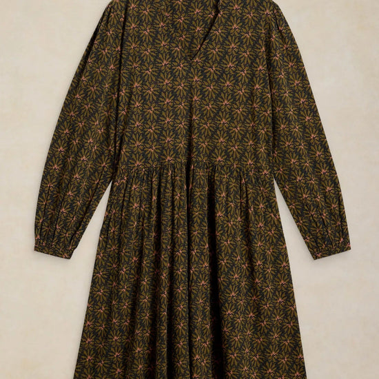 Young Ideas & Henmores -Lola Jersey Dress -Green Multi -8