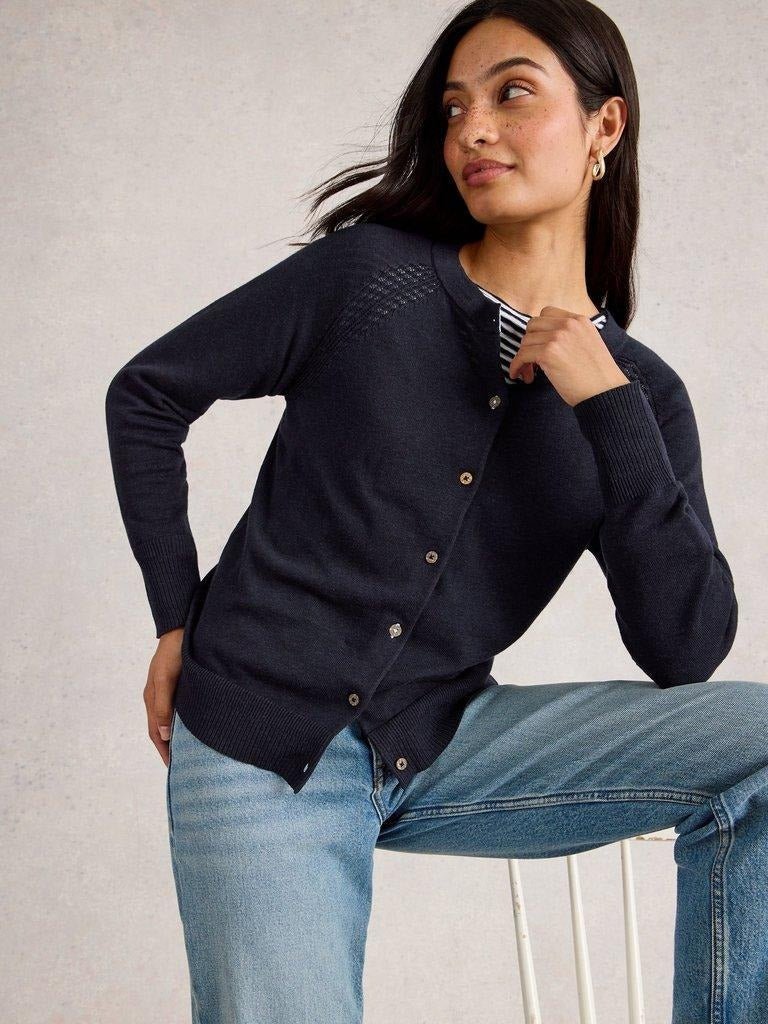 Young Ideas/Henmores - Lulu Cardi - Natural White - 8