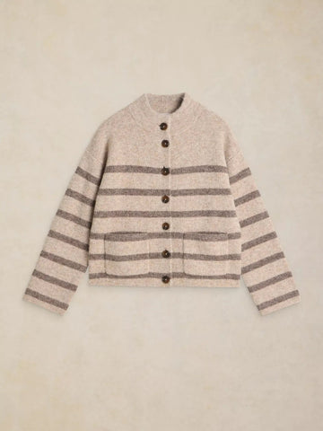 Young Ideas & Henmores -Margot Stripe Cardi -Natural Multi -8