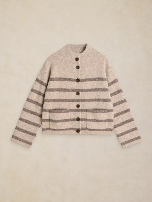 Young Ideas & Henmores -Margot Stripe Cardi -Natural Multi -8