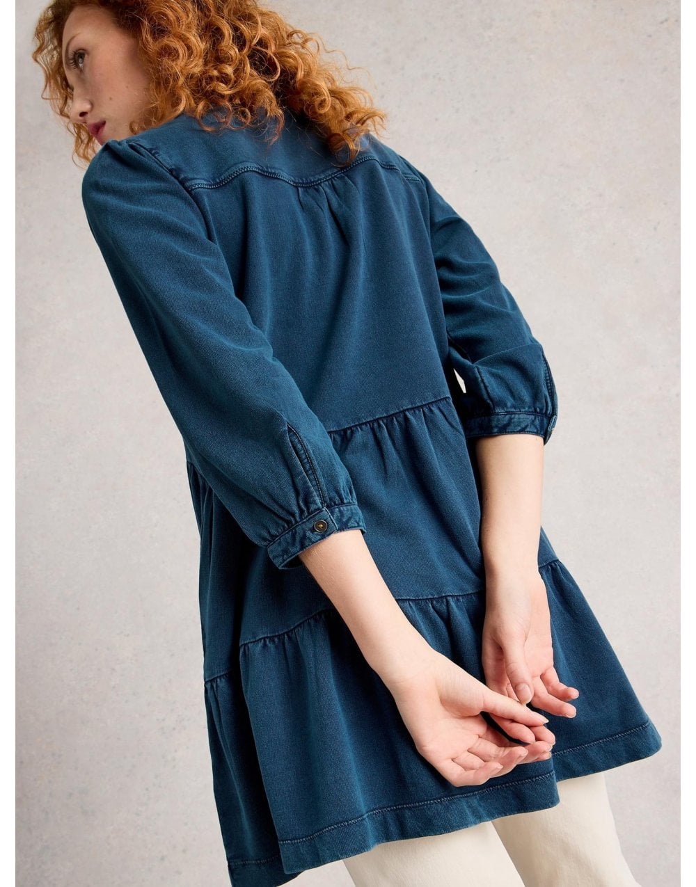 Young Ideas/Henmores - Marta Short Tunic - Indigo Blue - 8