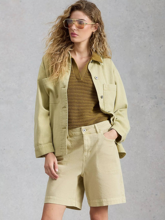 Young Ideas & Henmores - Molly Shacket - Light Green - 8