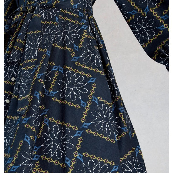 Young Ideas/Henmores - Monique Swing Dress - Blue Multi - 8