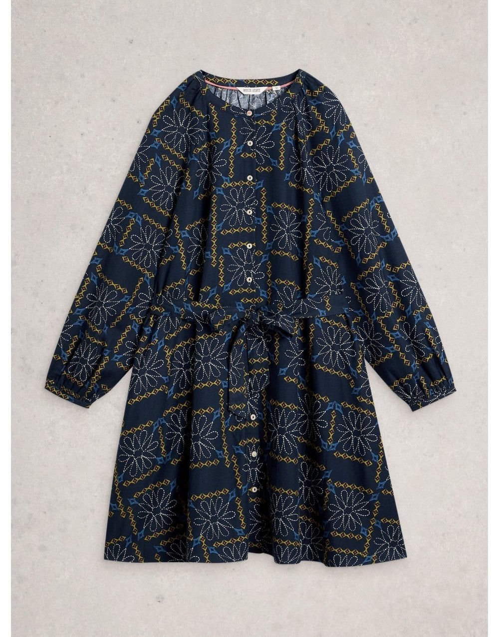 Young Ideas/Henmores - Monique Swing Dress - Blue Multi - 8