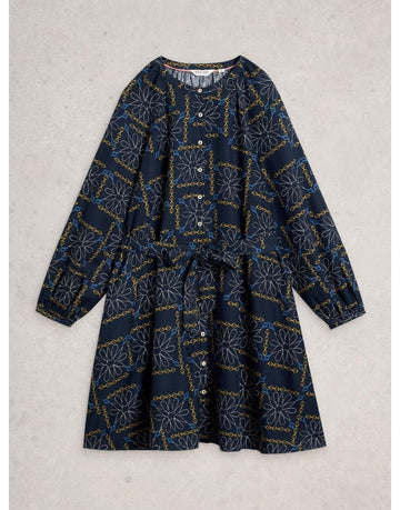 Young Ideas/Henmores - Monique Swing Dress - Blue Multi - 8