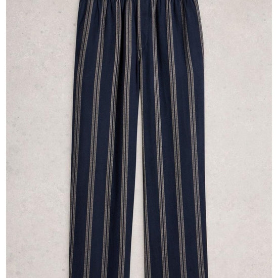 Young Ideas/Henmores - Moorland Flannel Pj Trouser - Navy Multi - M