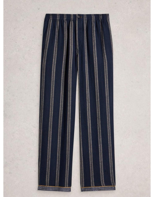 Young Ideas/Henmores - Moorland Flannel Pj Trouser - Navy Multi - M