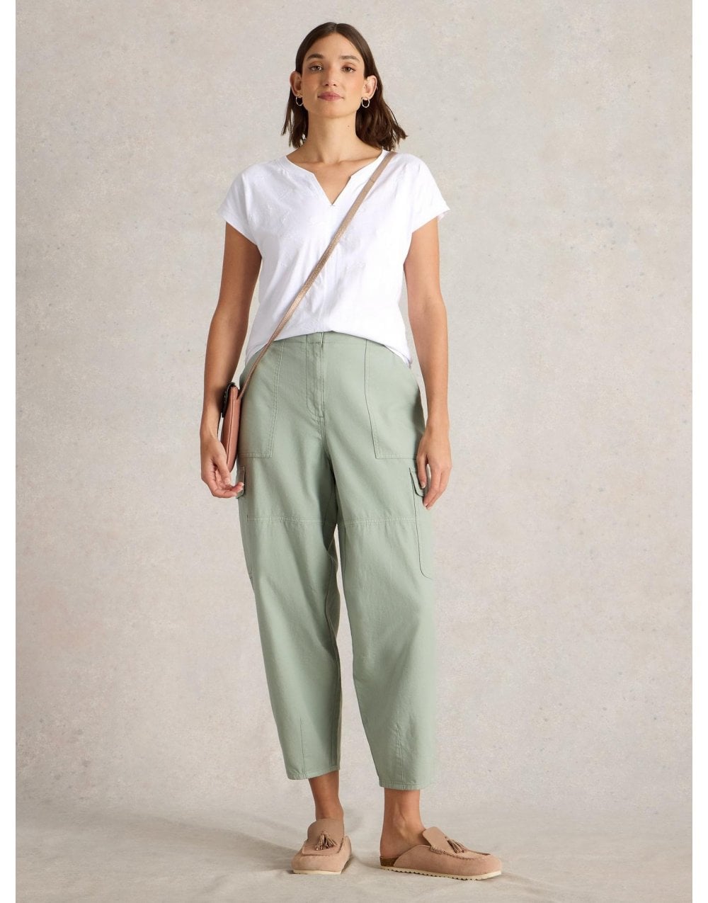 Young Ideas/Henmores - Nelly Embroidered Tee - Brilliant White - 8