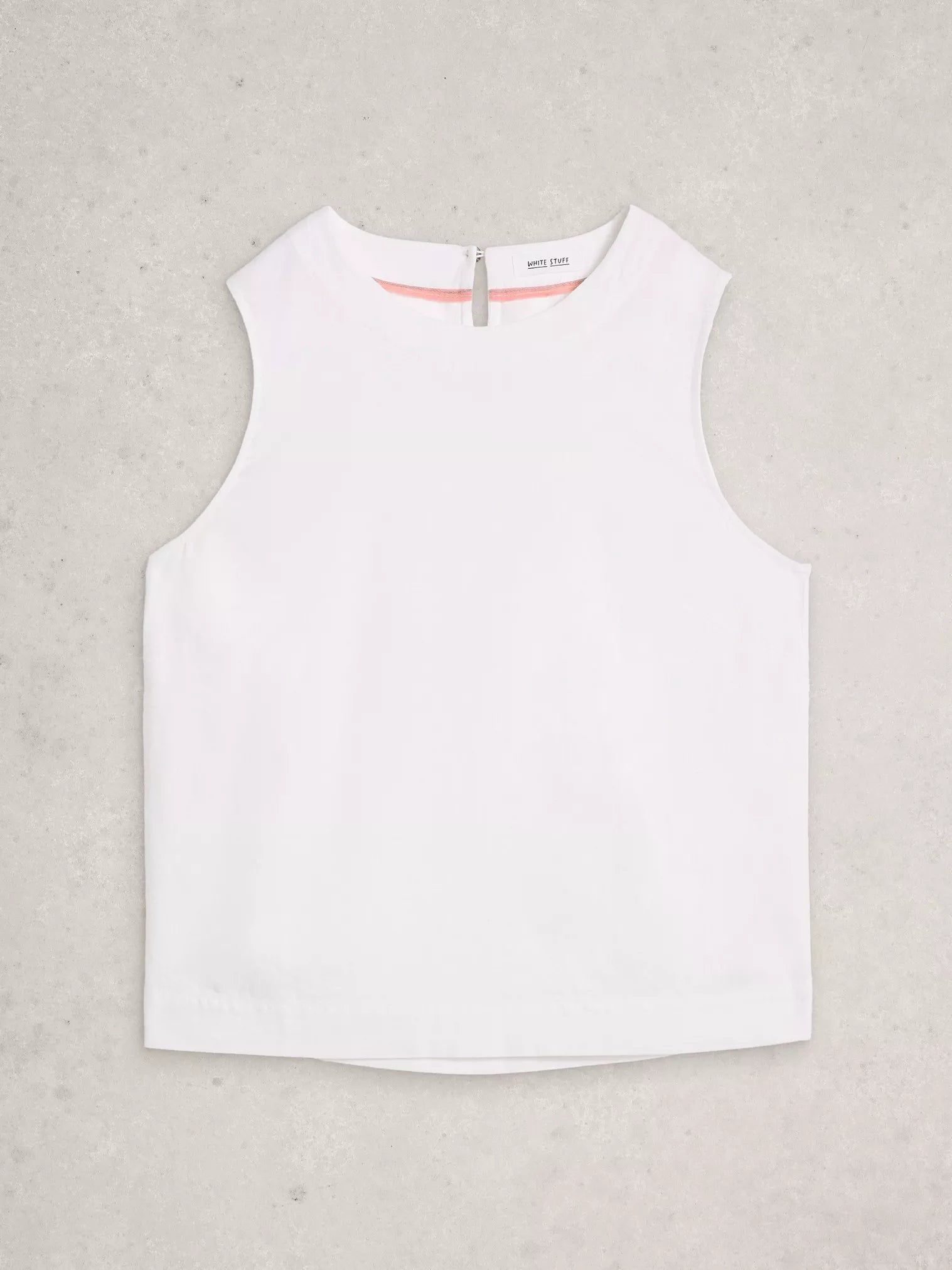 Young Ideas & Henmores - Paradise Linen Vest - White - 8