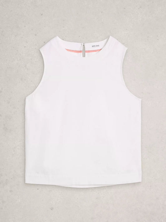 Young Ideas & Henmores - Paradise Linen Vest - White - 8