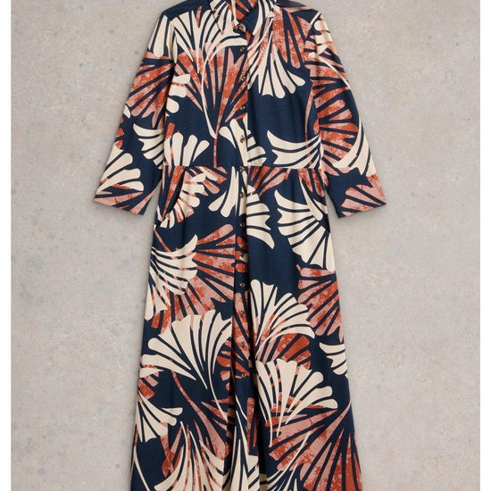 Young Ideas/Henmores - Rua Jersey Shirt Dress - Black Print - 8