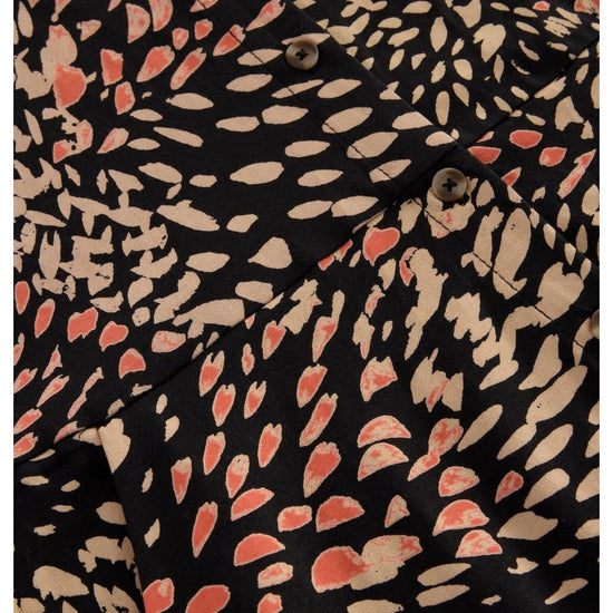 Young Ideas/Henmores - Rua Jersey Shirt Dress - Black Print - 8