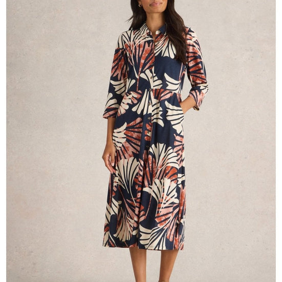 Young Ideas/Henmores - Rua Jersey Shirt Dress - Black Print - 8