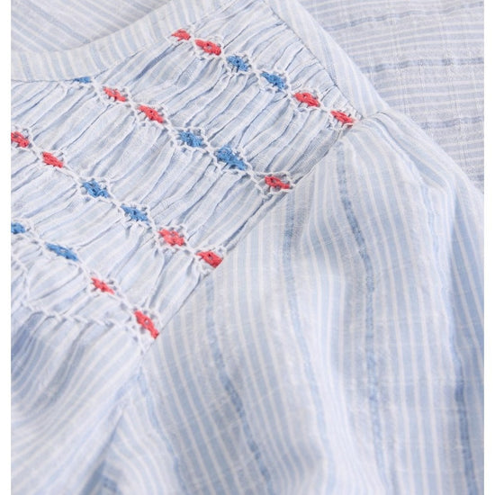 Young Ideas/Henmores - Sammy Smock Top - Blue Multi - 8