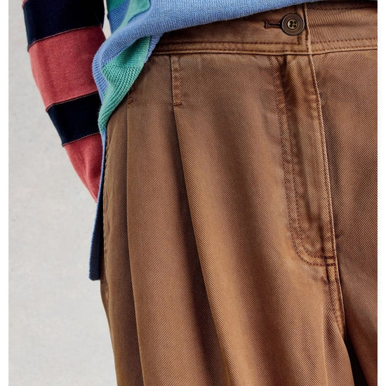 Young Ideas/Henmores - Sasha Wide Leg Trouser - Mid Tan - 8