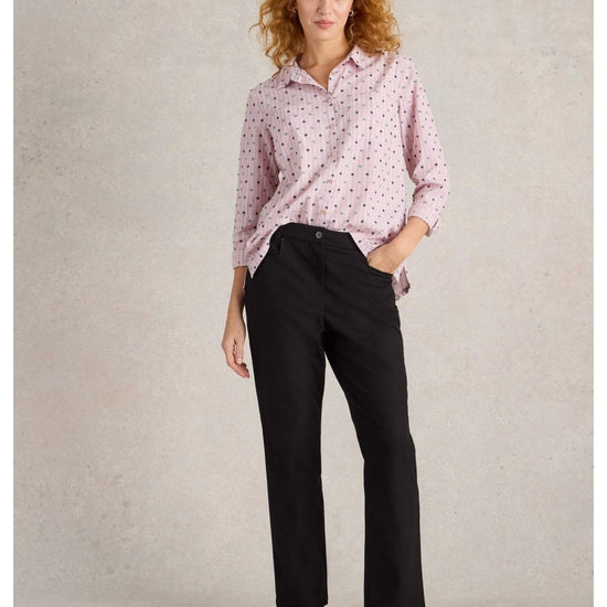 Young Ideas/Henmores - Savannah Stretch Trousers - Pure Black - 10R