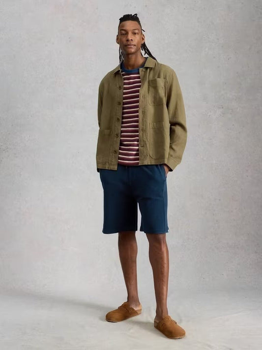 Young Ideas & Henmores - Sidmouth Sweat Short - Dark Navy - S