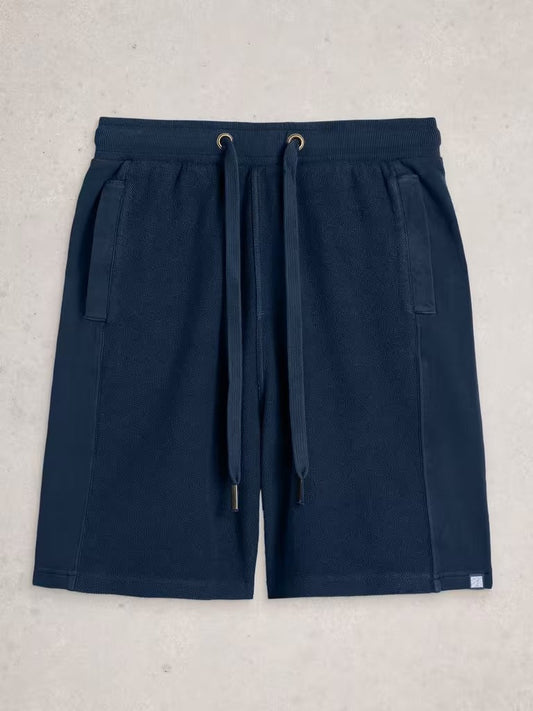Young Ideas & Henmores - Sidmouth Sweat Short - Dark Navy - S