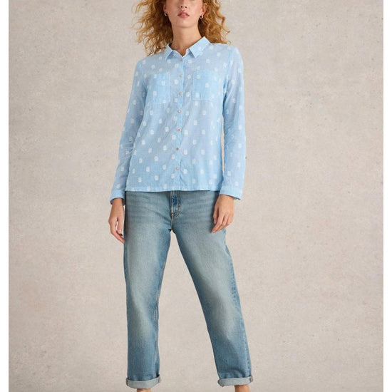 Young Ideas/Henmores - Sophie Organic Cotton Shirt - Blue Multi - 8