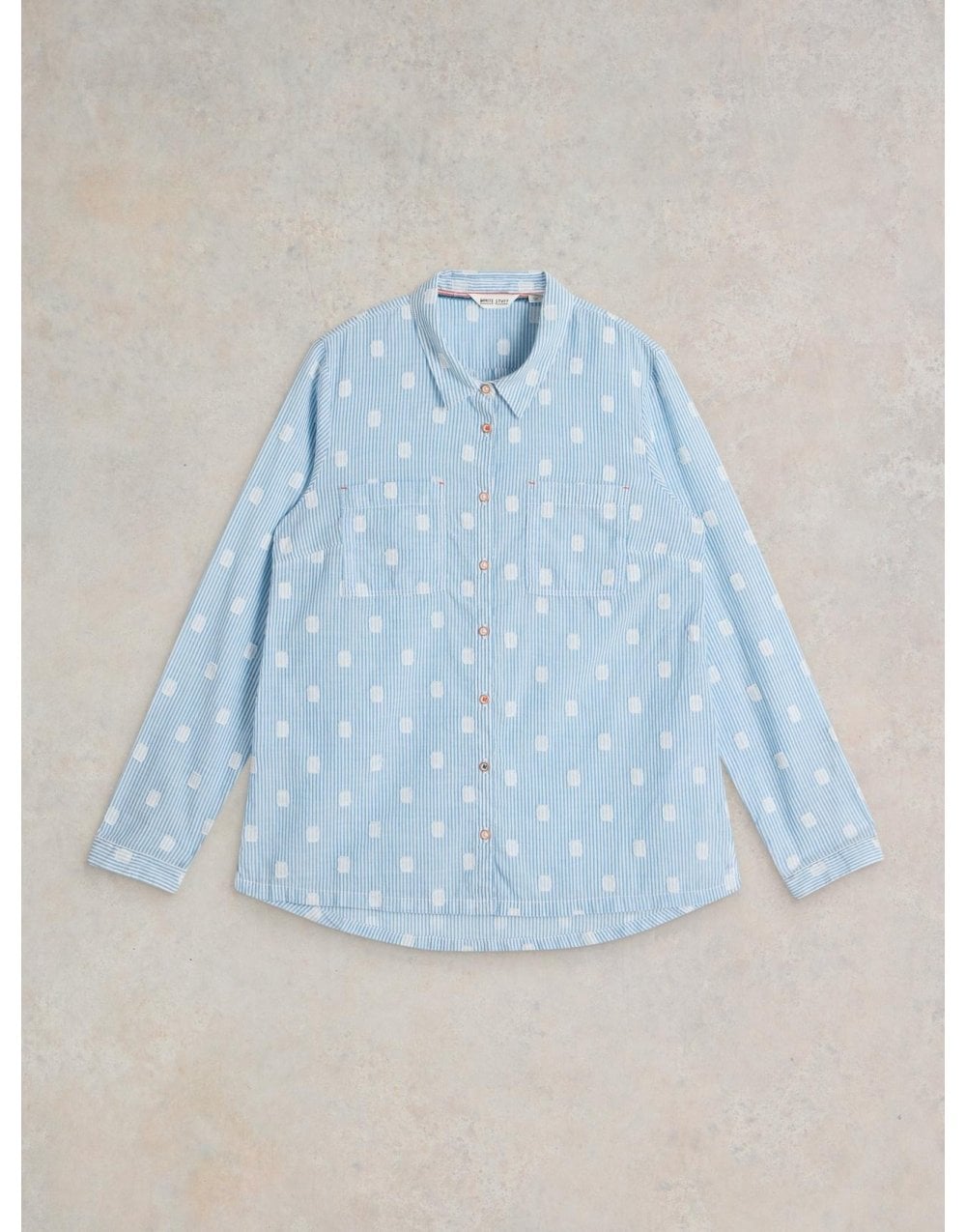 Young Ideas/Henmores - Sophie Organic Cotton Shirt - Blue Multi - 8