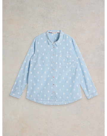 Young Ideas/Henmores - Sophie Organic Cotton Shirt - Blue Multi - 8