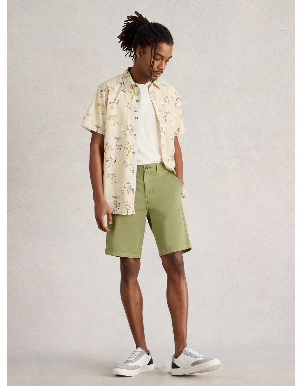 Young Ideas/Henmores - Sutton Organic Chino Short - Light Green - 34
