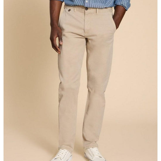 Young Ideas/Henmores - Sutton Organic Chino Trouser - Light Natural - 34