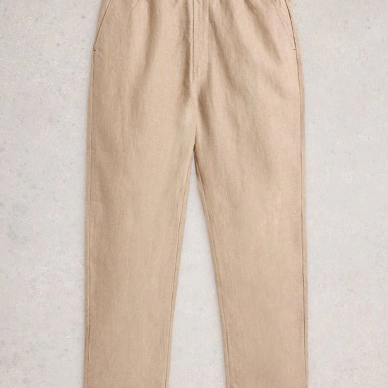 Young Ideas & Henmores - Swinton Linen Trouser - Light Natural - 32