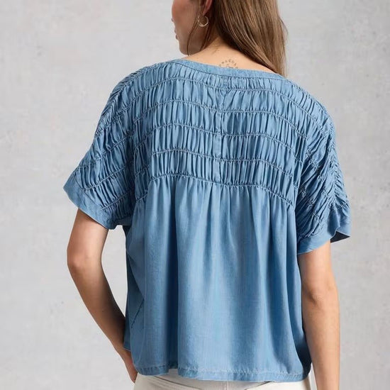 Young Ideas & Henmores - Tammie Chambray Shirt - Mid Denim - 8