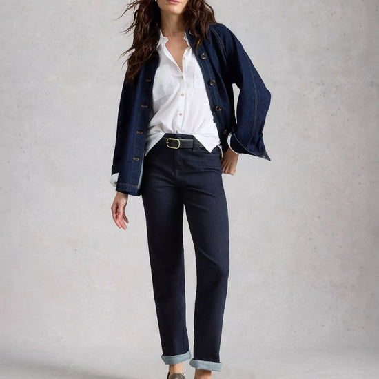 Young Ideas & Henmores -Taylor Straight Jean -Dark Denim -10R