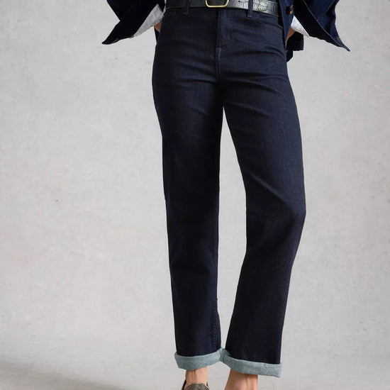 Young Ideas & Henmores -Taylor Straight Jean -Dark Denim -10R