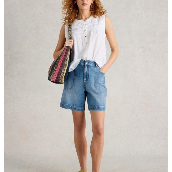 Young Ideas/Henmores - Tia Denim Shorts - Mid Denim - 10/R