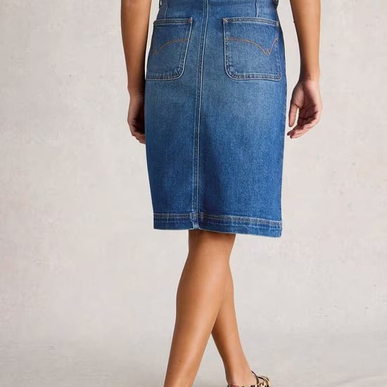 Young Ideas & Henmores - Tia Denim Skirt - Mid Denim - 8