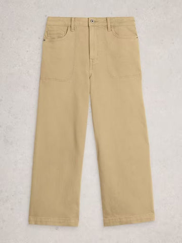 Young Ideas & Henmores - Tia Wide Leg Crop Jean - Light Green - 8