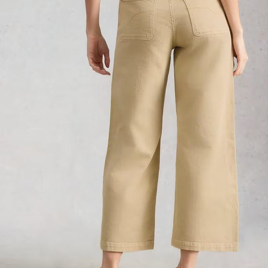 Young Ideas & Henmores - Tia Wide Leg Crop Jean - Light Green - 8