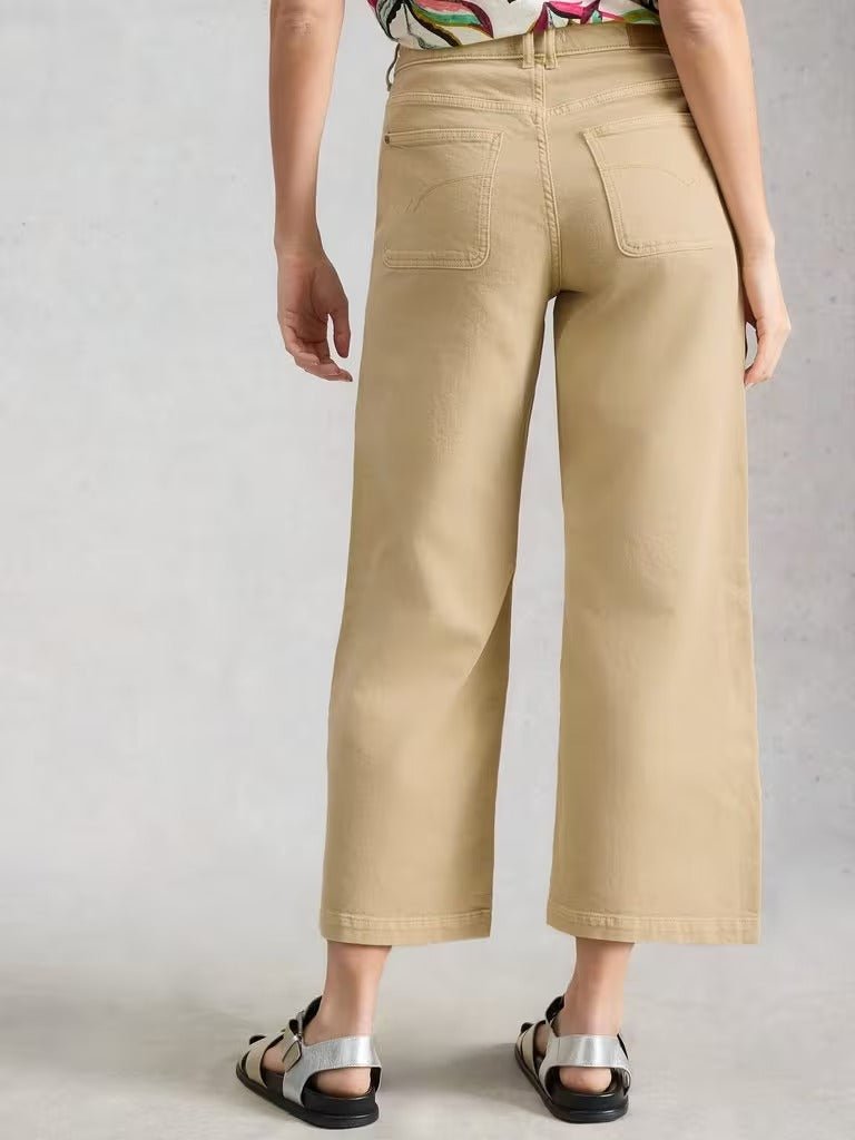 Young Ideas & Henmores - Tia Wide Leg Crop Jean - Light Green - 8